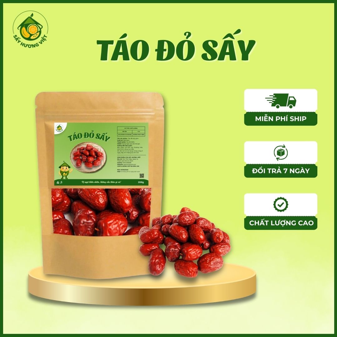 Táo đỏ sấy giòn – thơm ngon bổ dưỡng